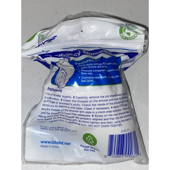 High Efficiency Showerhead #B150-CH: Save Water, Boost Performance - Picture 3 of 6